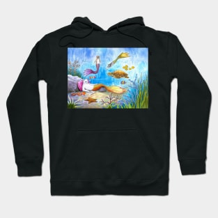 Cat Mermaid 31 Sea Turtle Fantasy Hoodie